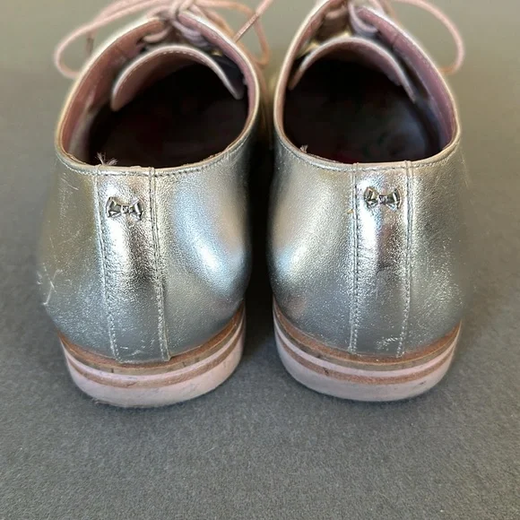 Ted Baker Silver Oxford Shoes - Picture 3 of 6